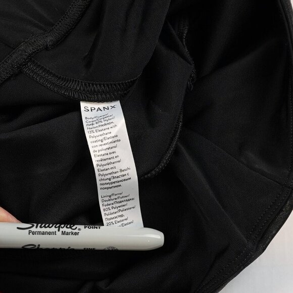 Spanx Black Faux Leather Leggings - Size XL - EUC - Picture 5 of 7